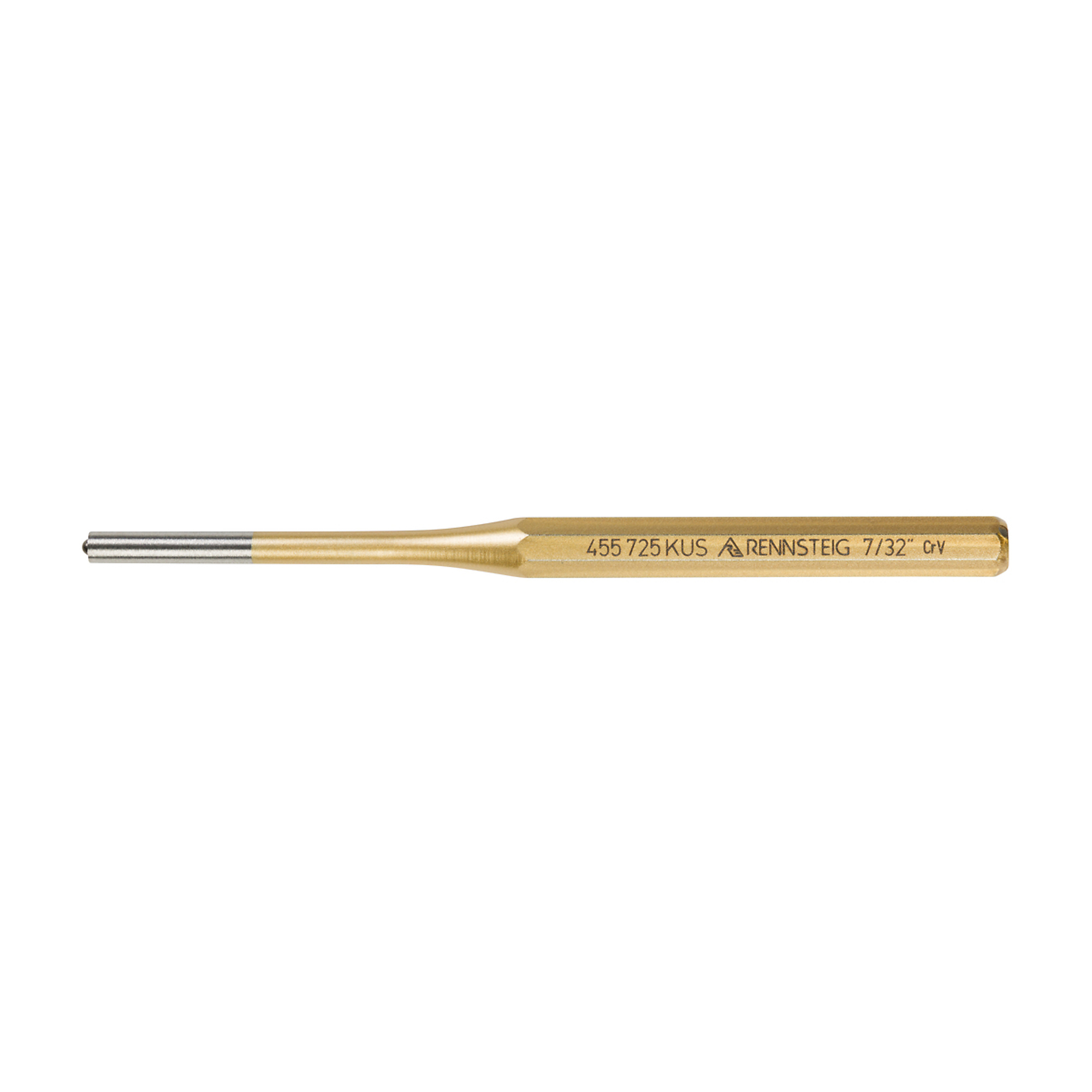 Knipex Rennsteig Roll Pin Punch — 7/32in. x 6in., Chrome Vanadium Steel, Octagonal Shape, Model# 9R 455 725 KUS